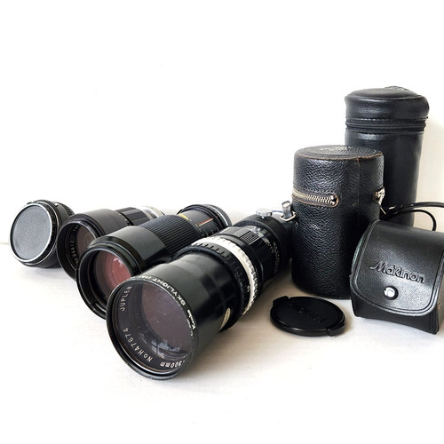 Vintage camera lens lot - lens, kiron